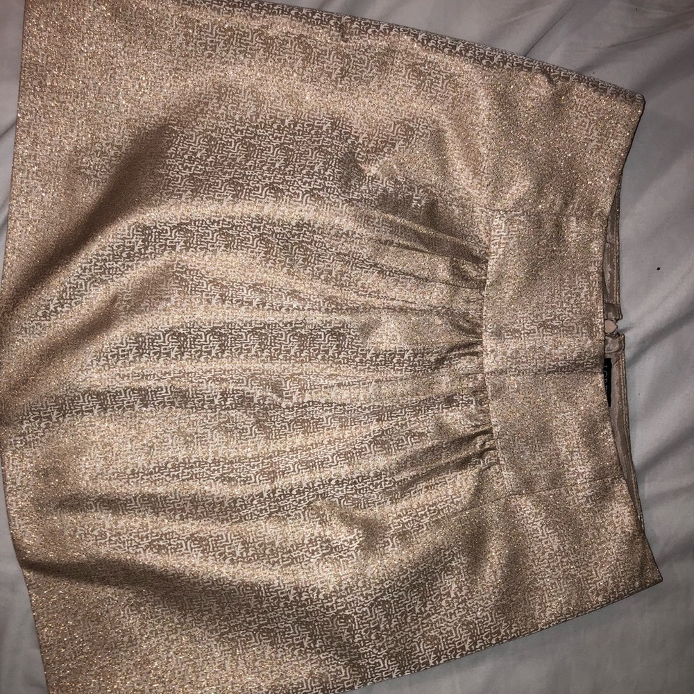 J. Crew gold skirt